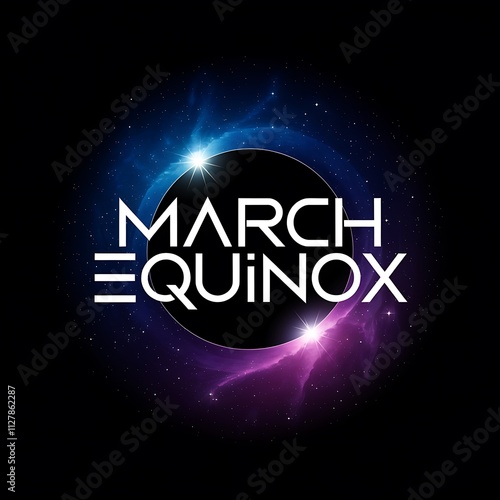 March Equinox Celestial Event Cosmic Design photo