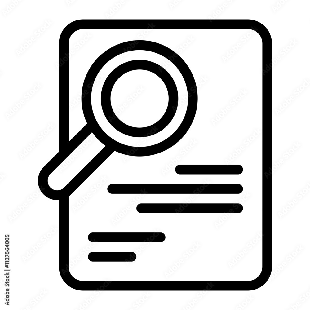 Searching line icon Searching line icon