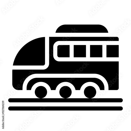 Bullet Train solid icon