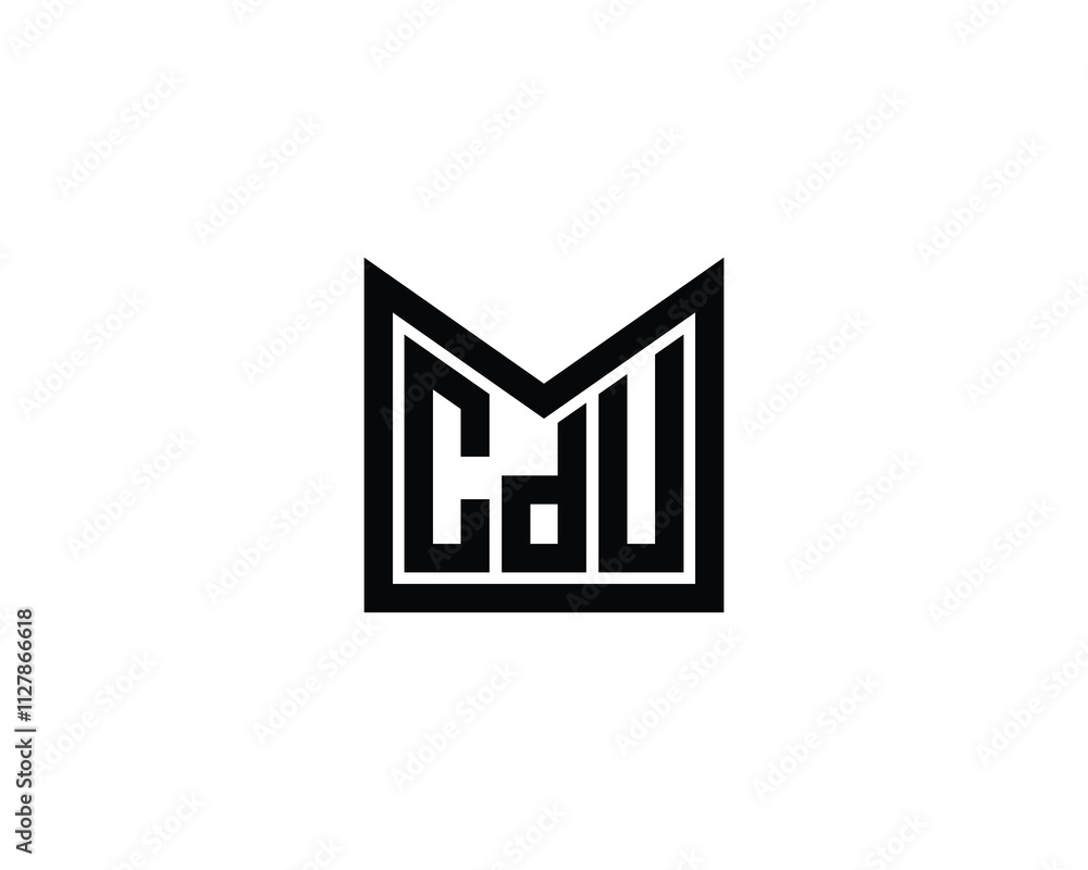 CDU logo design vector template. CDU CDU logo design vector template. CDU