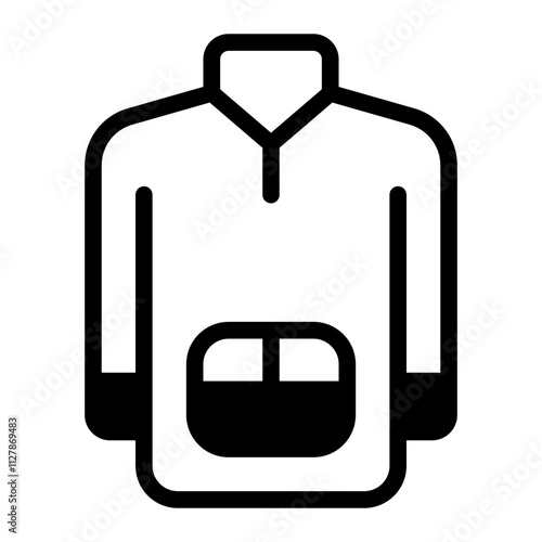 Sweater glyph icon