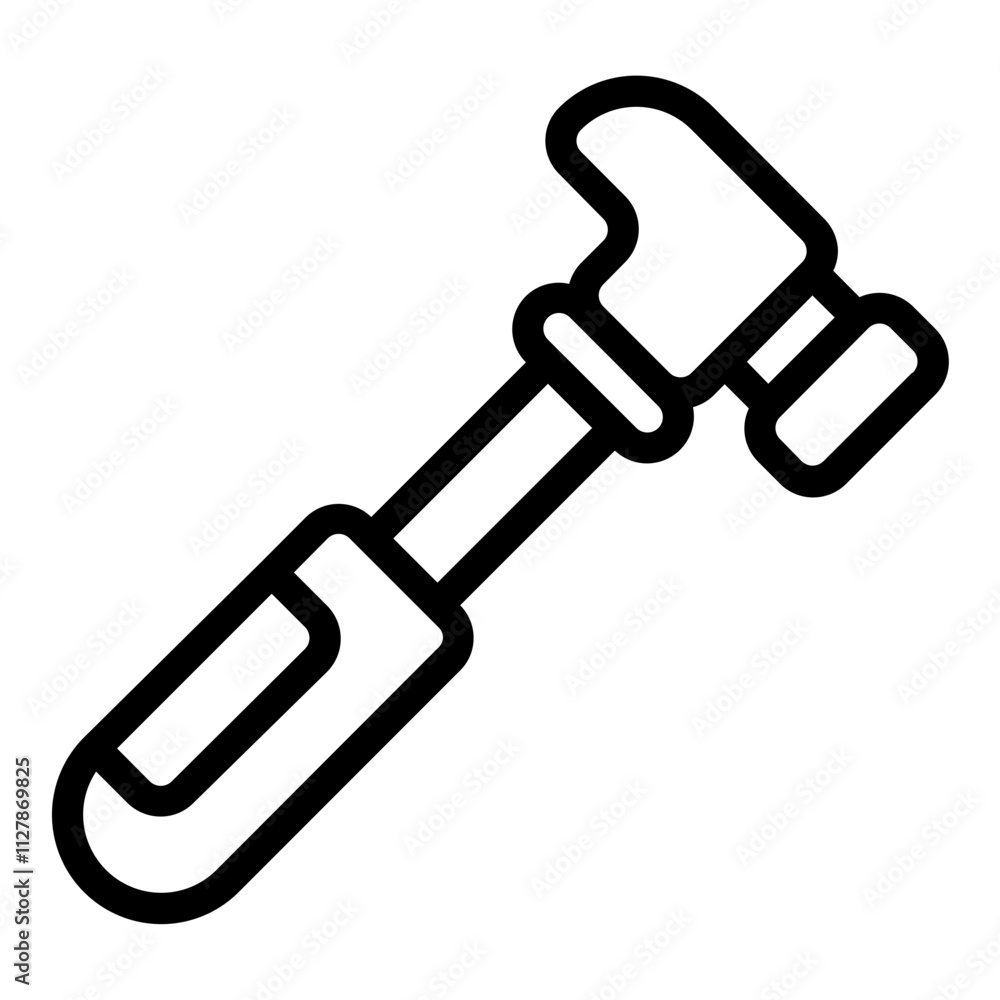 Hammer line icon Hammer line icon