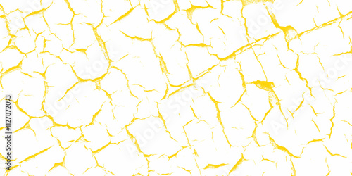 Vector gold chic texture. Patina scratch golden distress grunge background. Gold distressed effect.Vector Transparent background of cracks, lines, dry cracked earth overlay texture, grunge distressed.