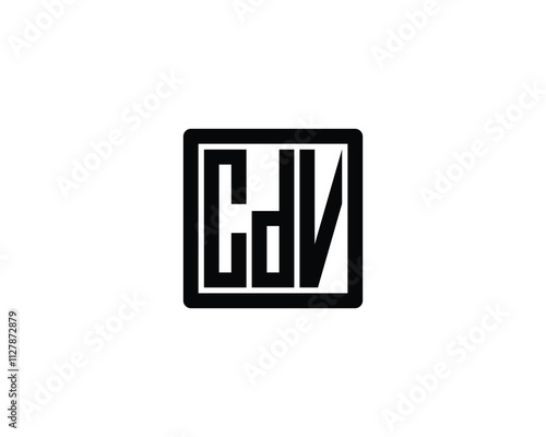 CDV Logo design vector template. CDV photo