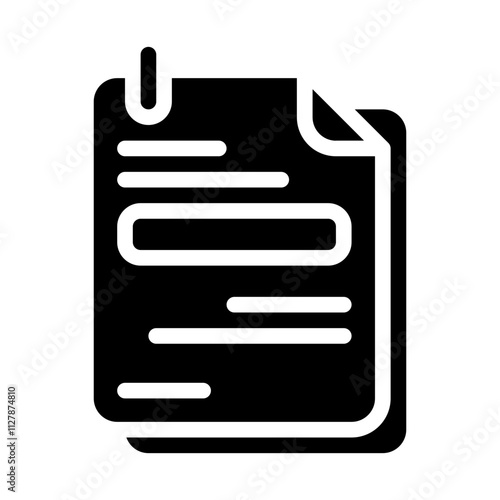 Note solid icon