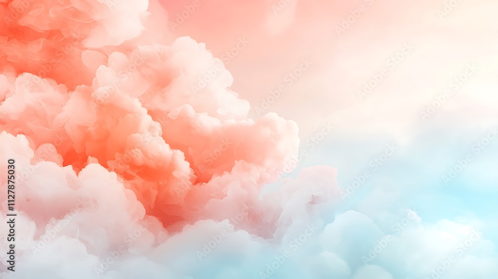 Romantic clouds background for valentine's day soft pastel colors serene atmosphere dreamy vibe Romantic clouds background for valentine's day soft pastel colors serene atmosphere dreamy vibe