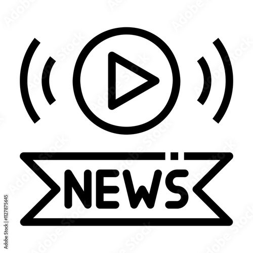 news Line Icon