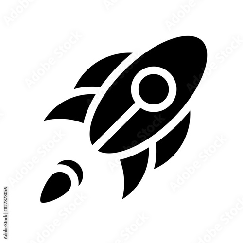 Rocket solid icon