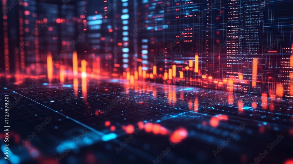 Innovative Energy Technologies and Data Visualization Concept Innovative Energy Technologies and Data Visualization Concept