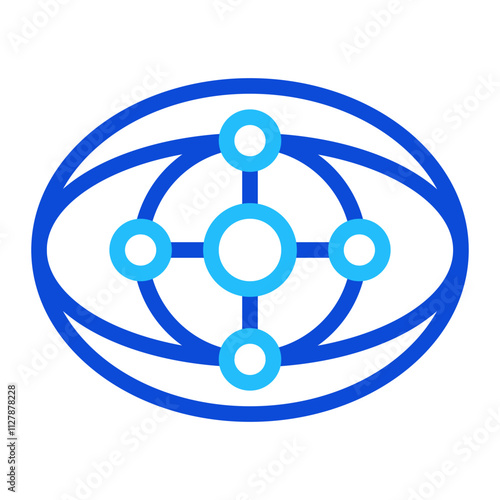 Eye duoline icon