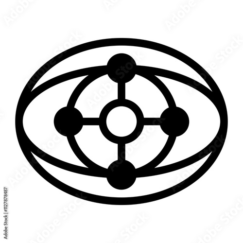 Eye glyph icon
