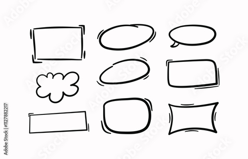 Quote speech bubbles collection