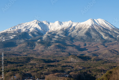 snowy mountains japan