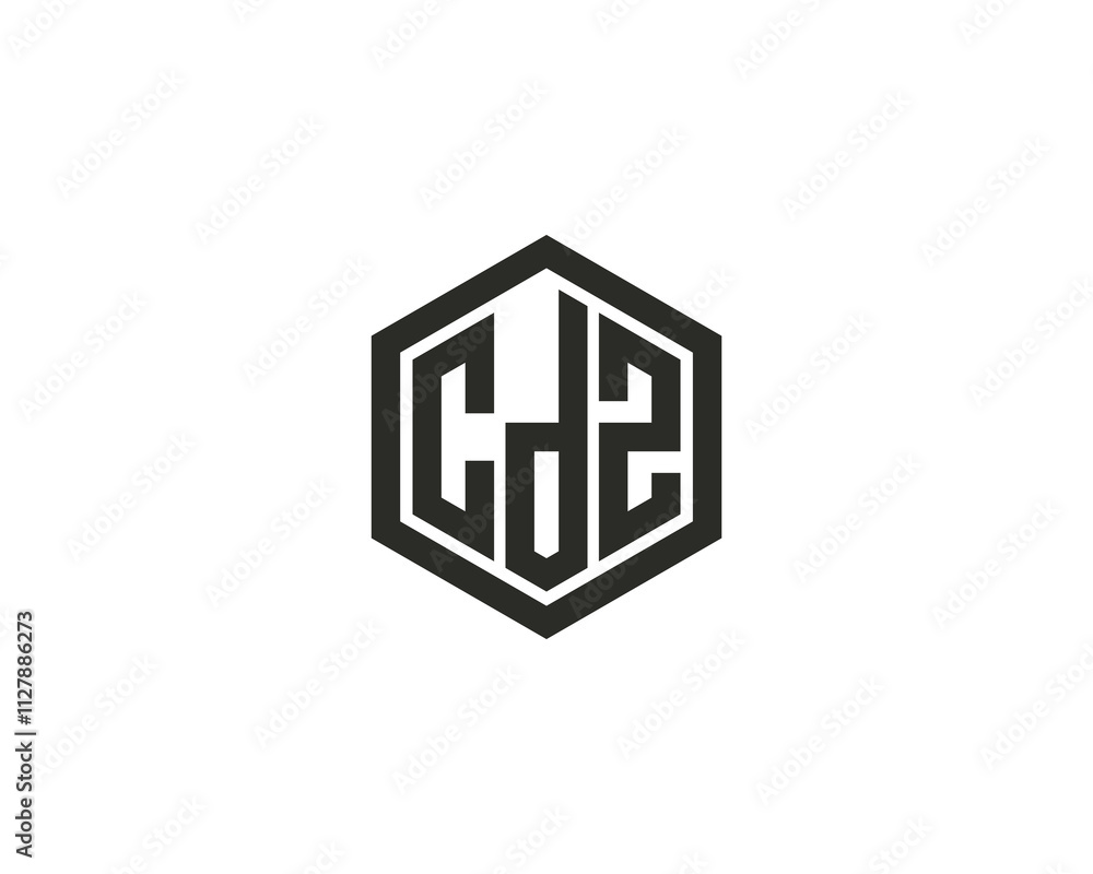 CDZ logo design vector template. CDZ CDZ logo design vector template. CDZ