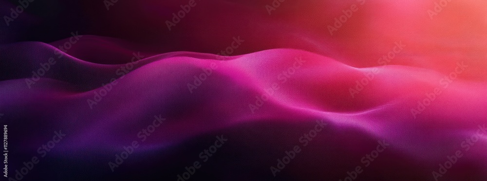 Obraz premium Fuchsia Deep Purple Vibrant Abstract Gradient Background Design with Stylish Textures for Banners and Posters