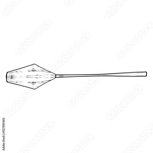 spatula handdrawn illustration