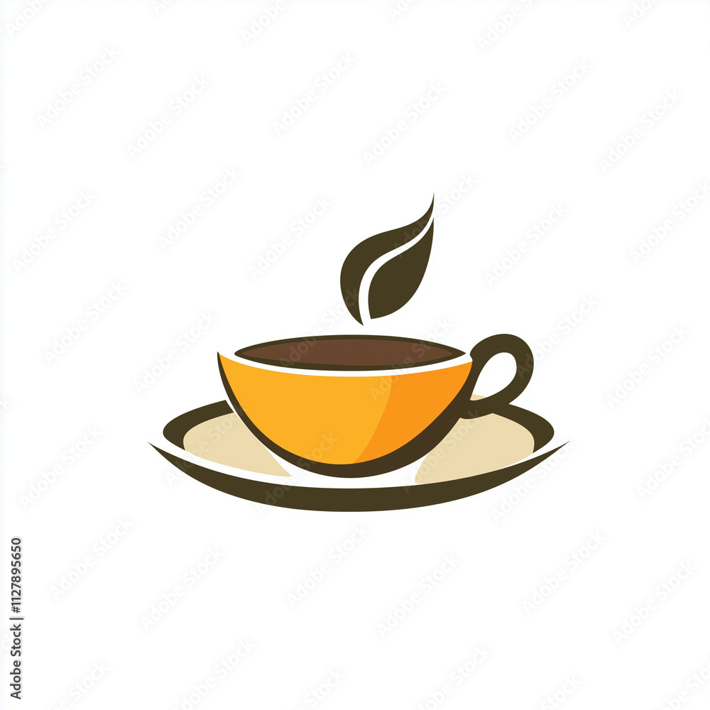 Obraz premium Tea illustration vector logo