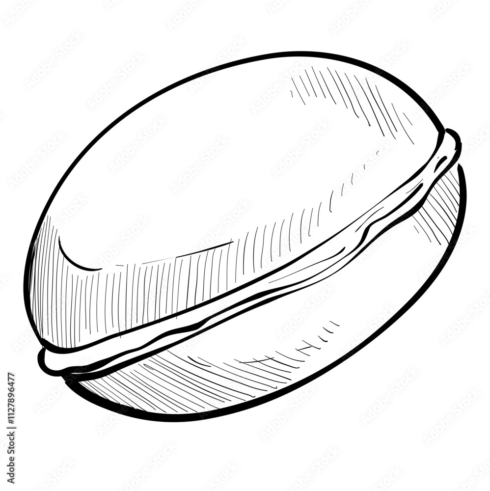 Macarons Cake handdrawn illustration Macarons Cake handdrawn illustration