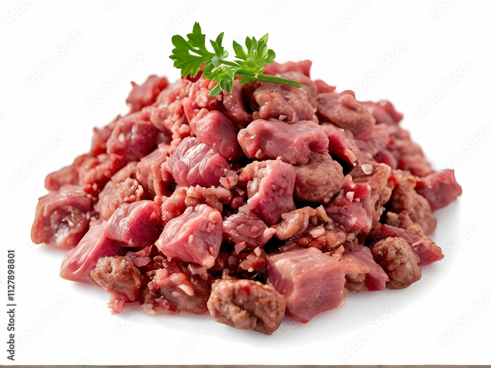 minced meat isolated on white minced meat isolated on white