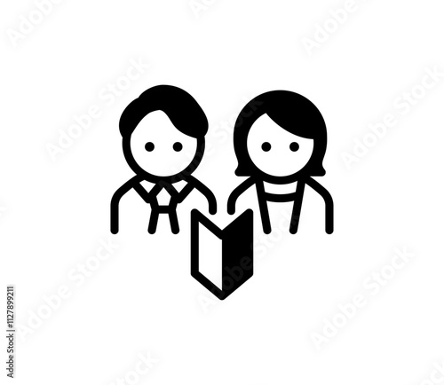新入社員のアイコンイラスト　ベクター
