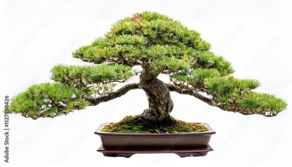 bonsai tree or bonsai on isolated white background bonsai tree or bonsai on isolated white background