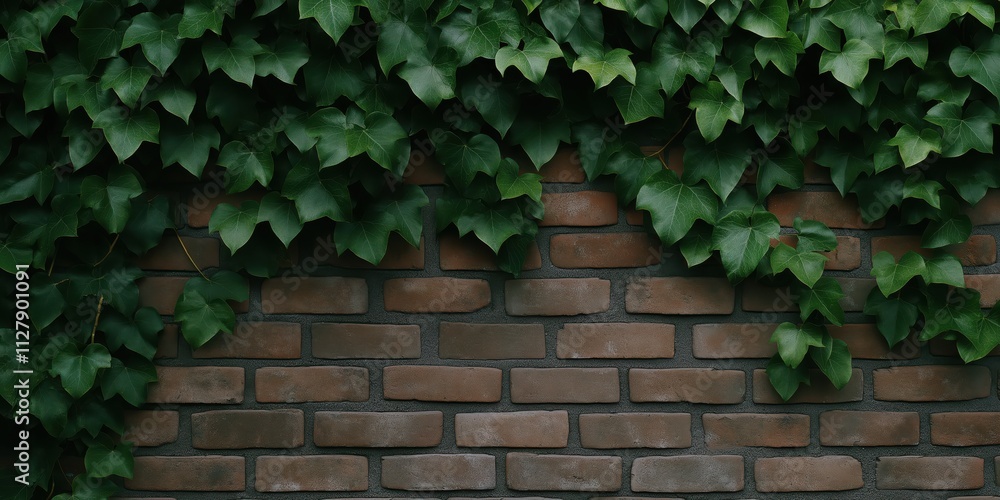 An artistic display of lush green ivy cascading over a brick wall, symbolizing nature's resilience and the beauty of life juxtaposed against urban structures and design. An artistic display of lush green ivy cascading over a brick wall, symbolizing nature's resilience and the beauty of life juxtaposed against urban structures and design.