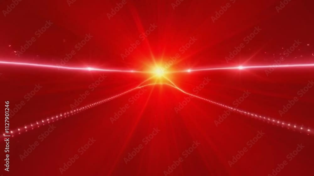 Digital chinese new year lens Flare , Red Color , Abstract overlays background video