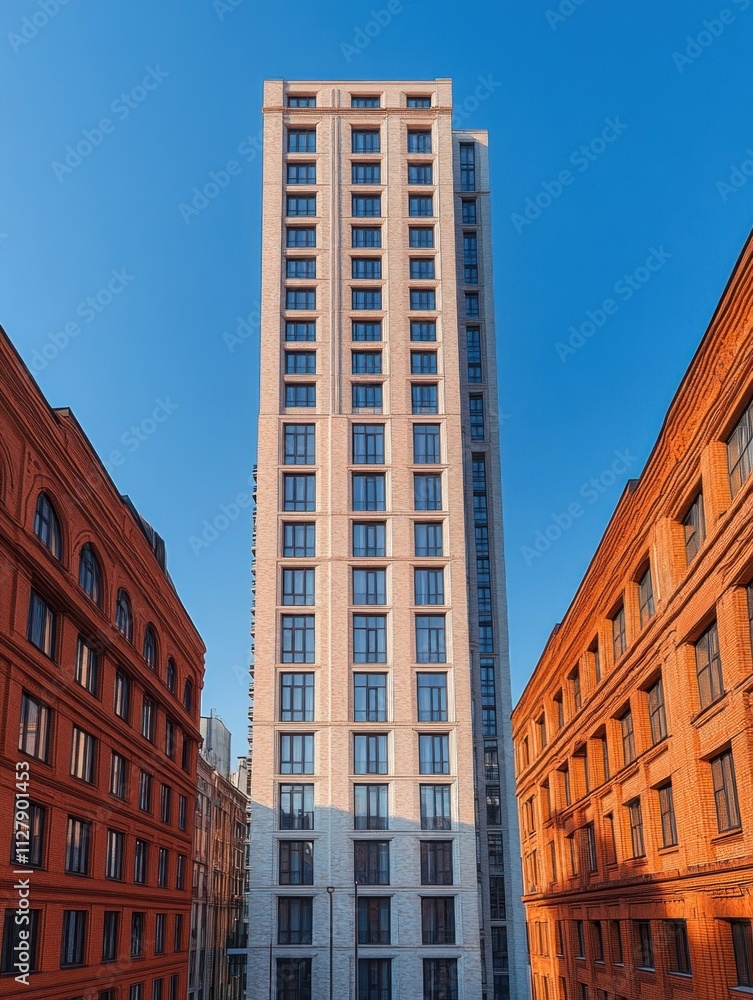 Revitalization of a Historic Brick Factory and Modern Skyscraper in Urban Landscape Revitalization of a Historic Brick Factory and Modern Skyscraper in Urban Landscape