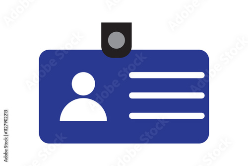 Id Card Vector Icon Design
