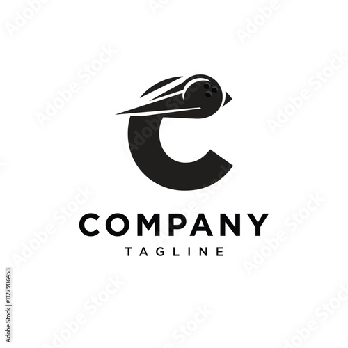 Letter C Bowling Logo Icon Vector