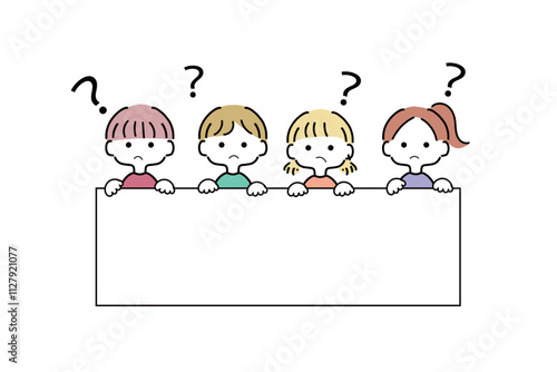 こども　フレーム　疑問