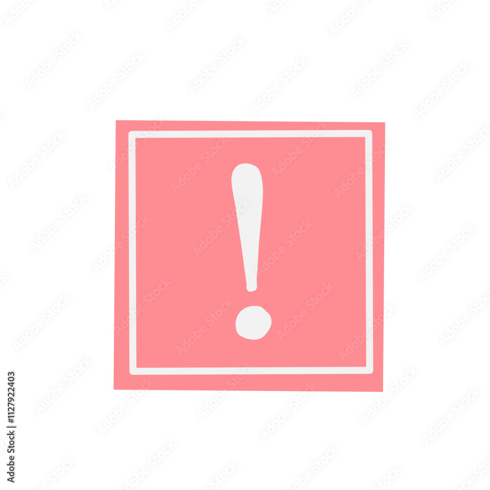 Warning sign Illustration Warning sign Illustration