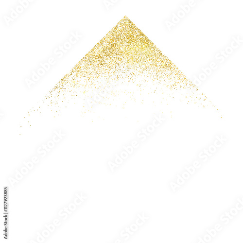 Gold Glitter Border frame 
