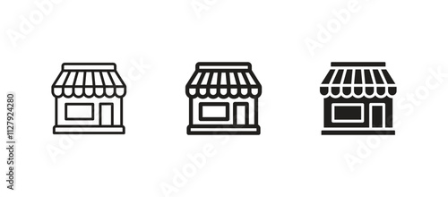 store icon set vector