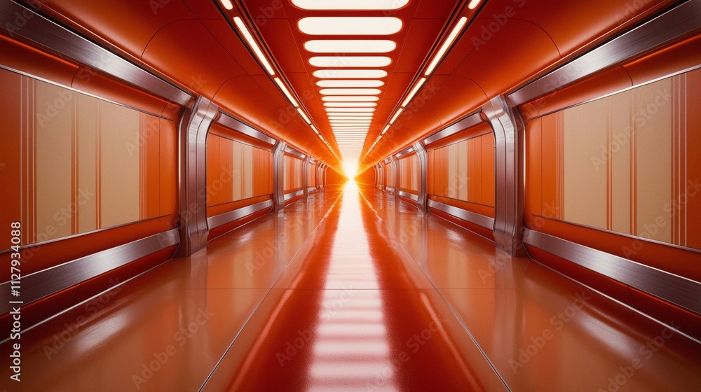 A futuristic orange hallway with a glowing light at the end,orange hallway with a bright light at the end,Empty orange futuristic corridor with a glowing light in the distance A futuristic orange hallway with a glowing light at the end,orange hallway with a bright light at the end,Empty orange futuristic corridor with a glowing light in the distance