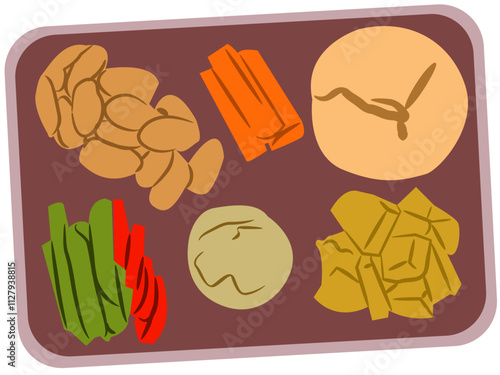 meal prep illustration