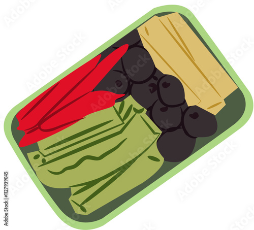 meal prep illustration