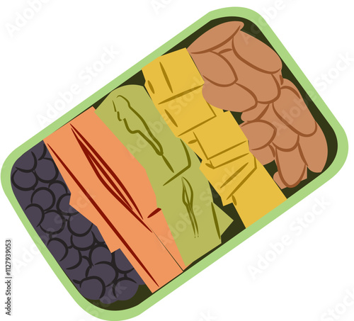 meal prep illustration