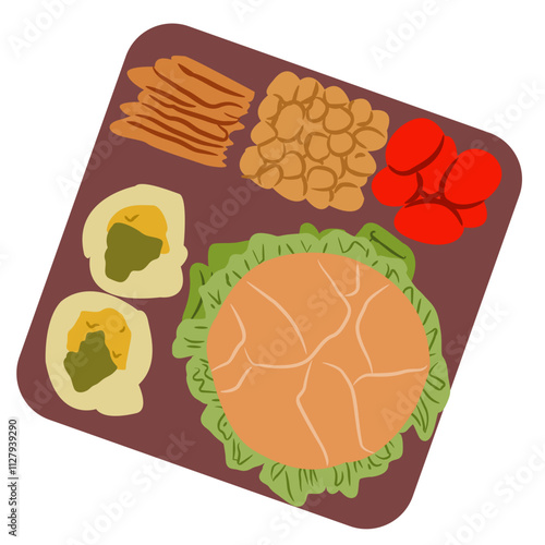 meal prep illustration