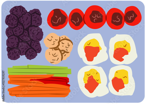 meal prep illustration