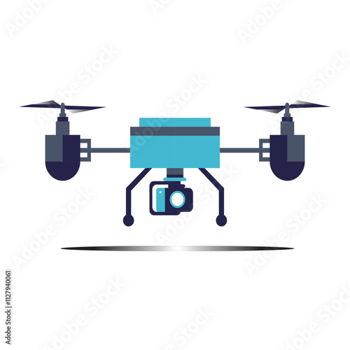 Drone with camera (vector)