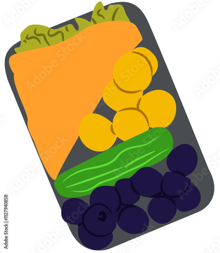 meal prep illustration