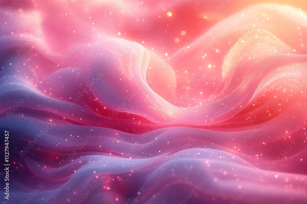Swirling Pink and Turquoise Abstract Background with Hearts Swirling Pink and Turquoise Abstract Background with Hearts