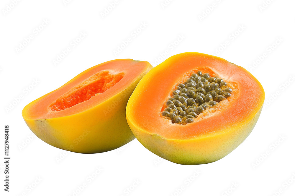 High-Quality PNG papaya Isolated on White Background – High Resolution High-Quality PNG papaya Isolated on White Background – High Resolution