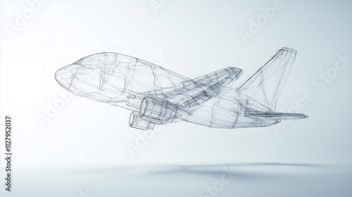 Airplane Wireframe Design: ...