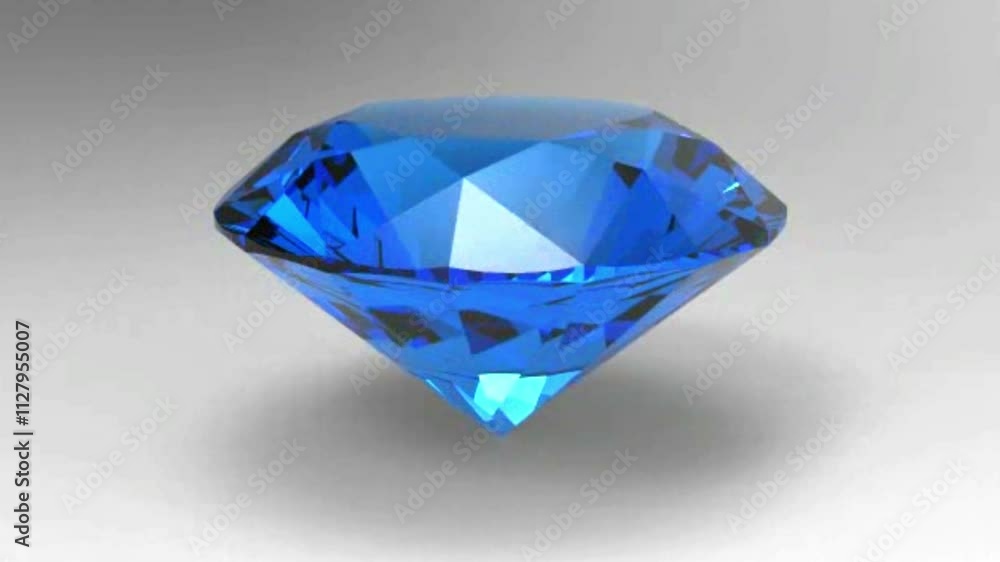 Shiny blue sapphire rotating.
Looping animation Shiny blue sapphire rotating.
Looping animation