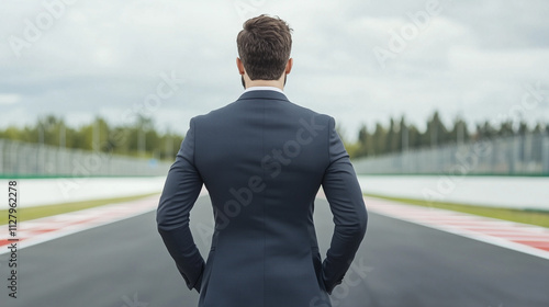 The Race Ahead: A man in a ...