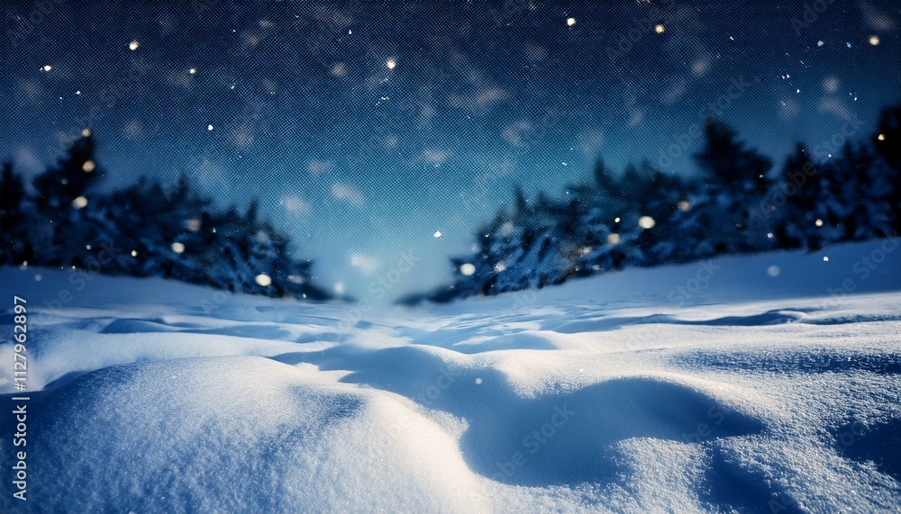 custom made wallpaper toronto digitalwinter landscape with snow or snow covered road or Snow background winter night