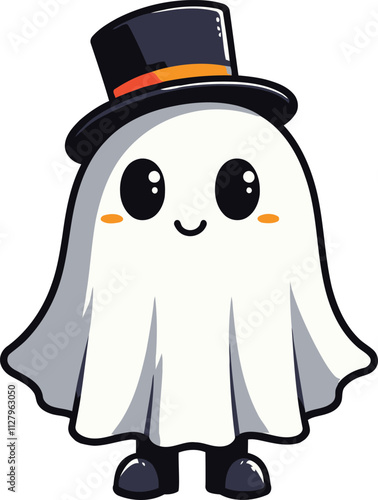 Coloring Ghost  vector illustration design
