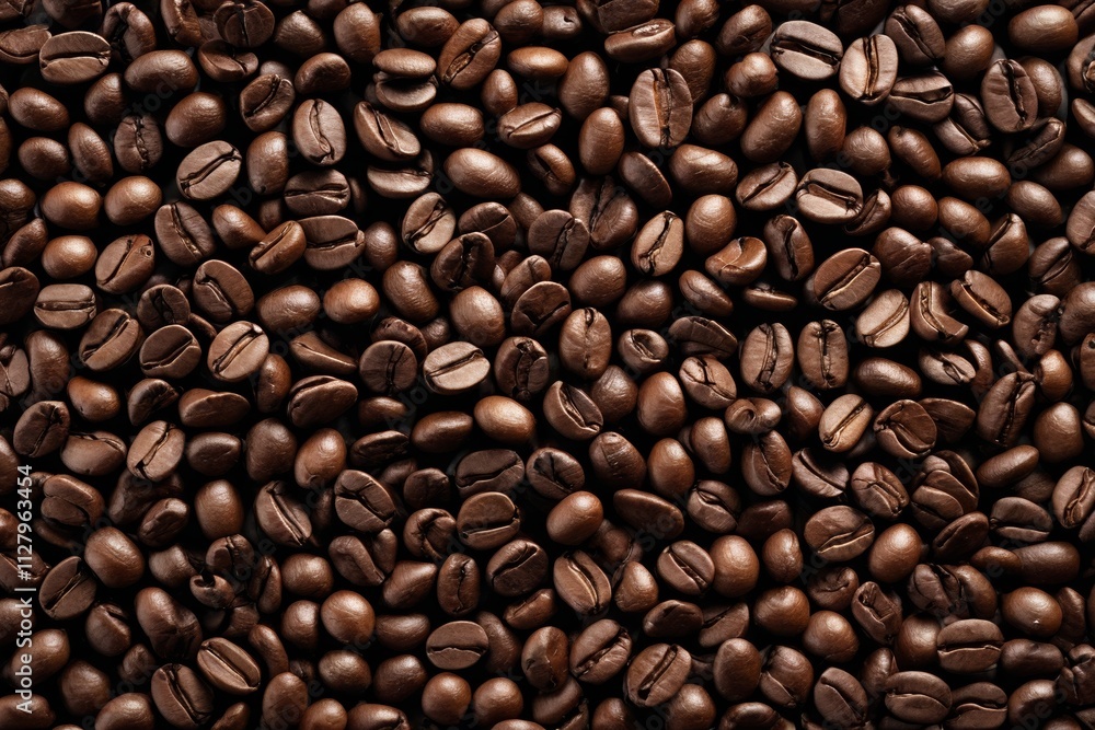 Obraz premium a close up of a pile of coffee beans with a lot of coffee beans